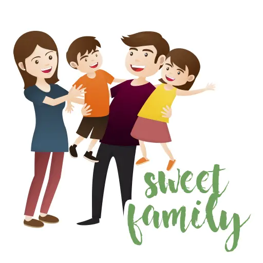 Sweet Family sticker