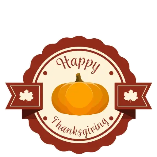 Thanksgiving sticker