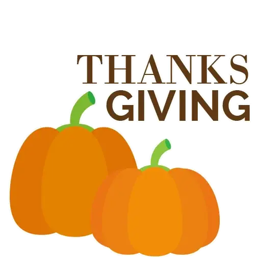 Thanksgiving sticker