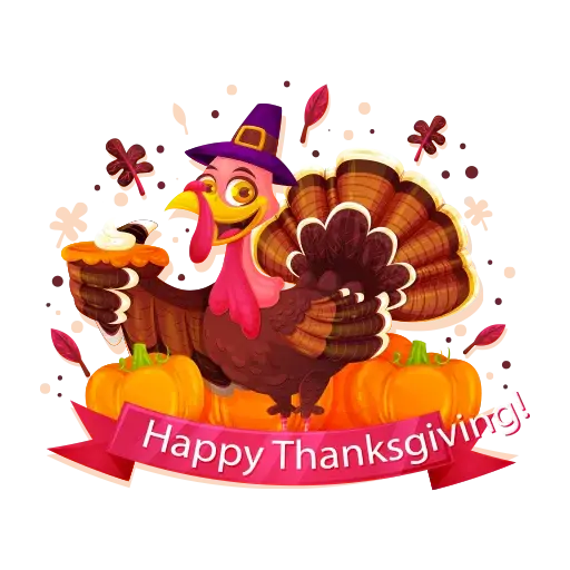 Thanksgiving Text sticker