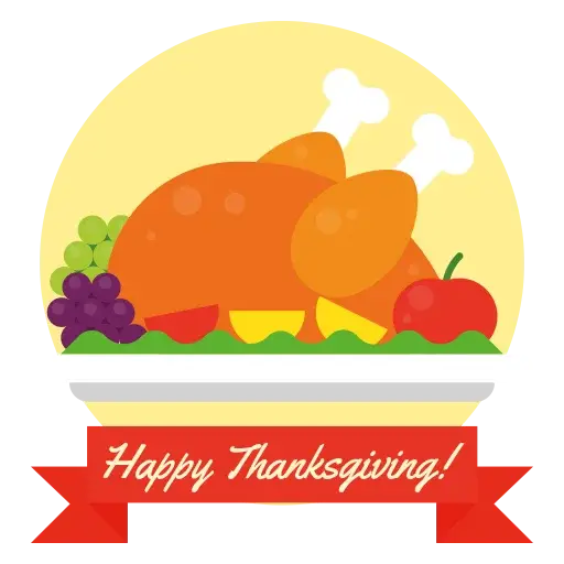Thanksgiving Text sticker