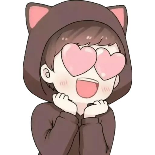 Menhera Chan & Menhera Kun WhatsApp Stickers