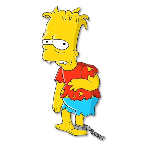 Bart Simpson sticker