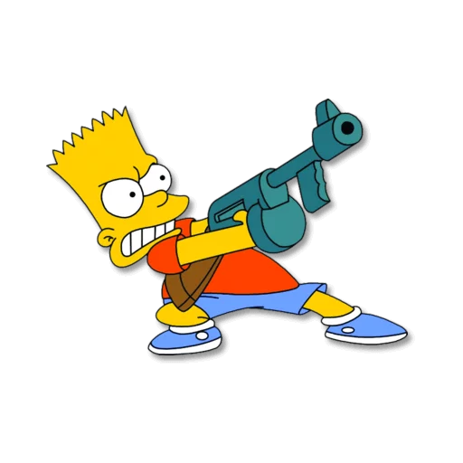 Bart Simpson sticker