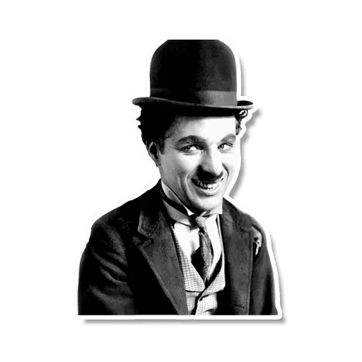 Charlie Chaplin sticker