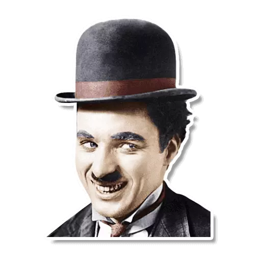 Charlie Chaplin sticker