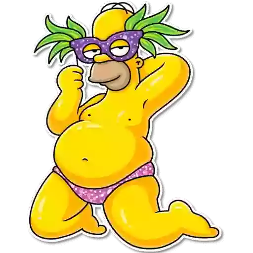 Homer Simpson WhatsApp Stickers