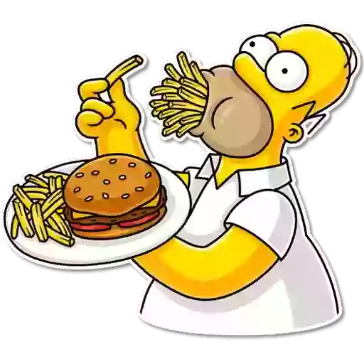 Homer Simpson sticker