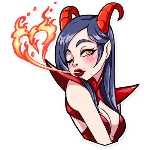 Miss Devil sticker
