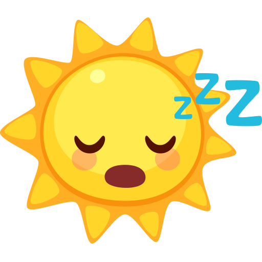 Sun Emoji sticker
